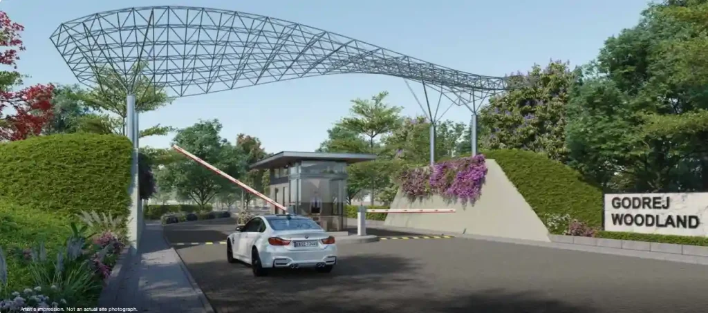 Godrej Woodland Grand Entrance Image