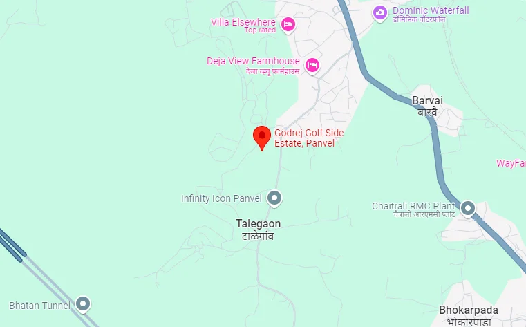 Godrej Golf Side Estate location map